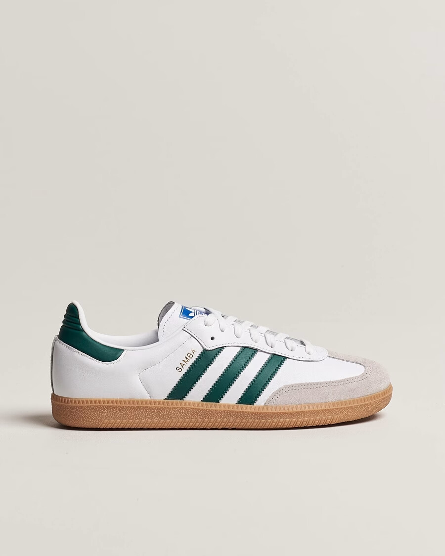 cdg adidas samba og blanc vert