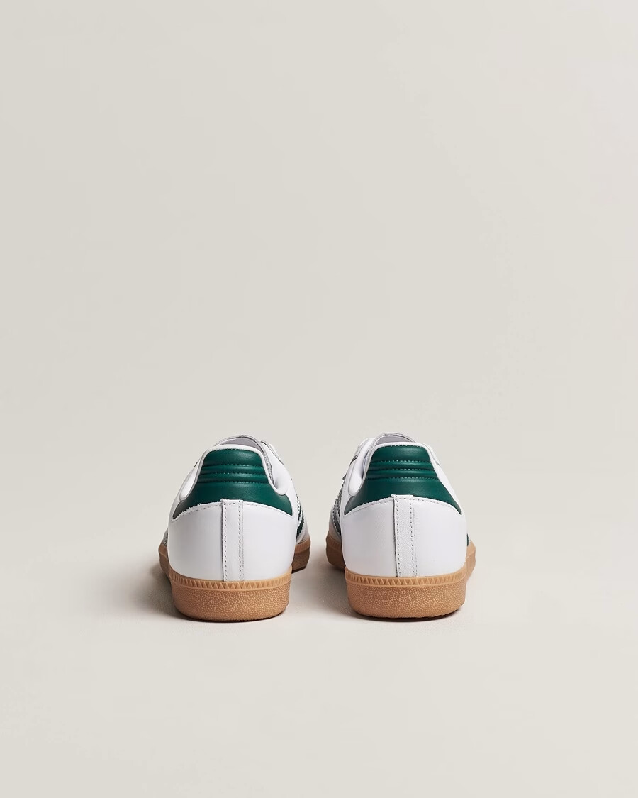 cdg adidas samba og blanc vert