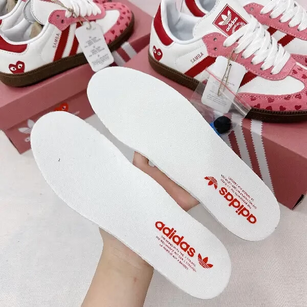 comme des garçons x adidas samba sneakers