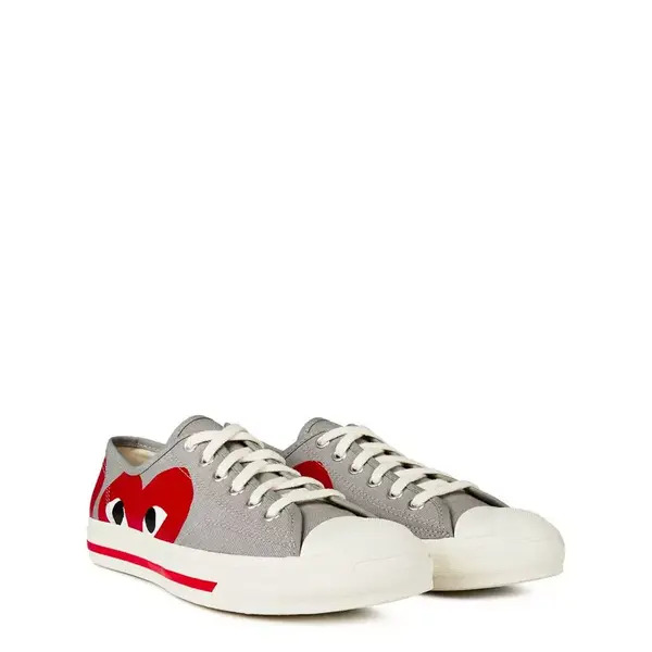 comme des garçons play x converse jack purcell low