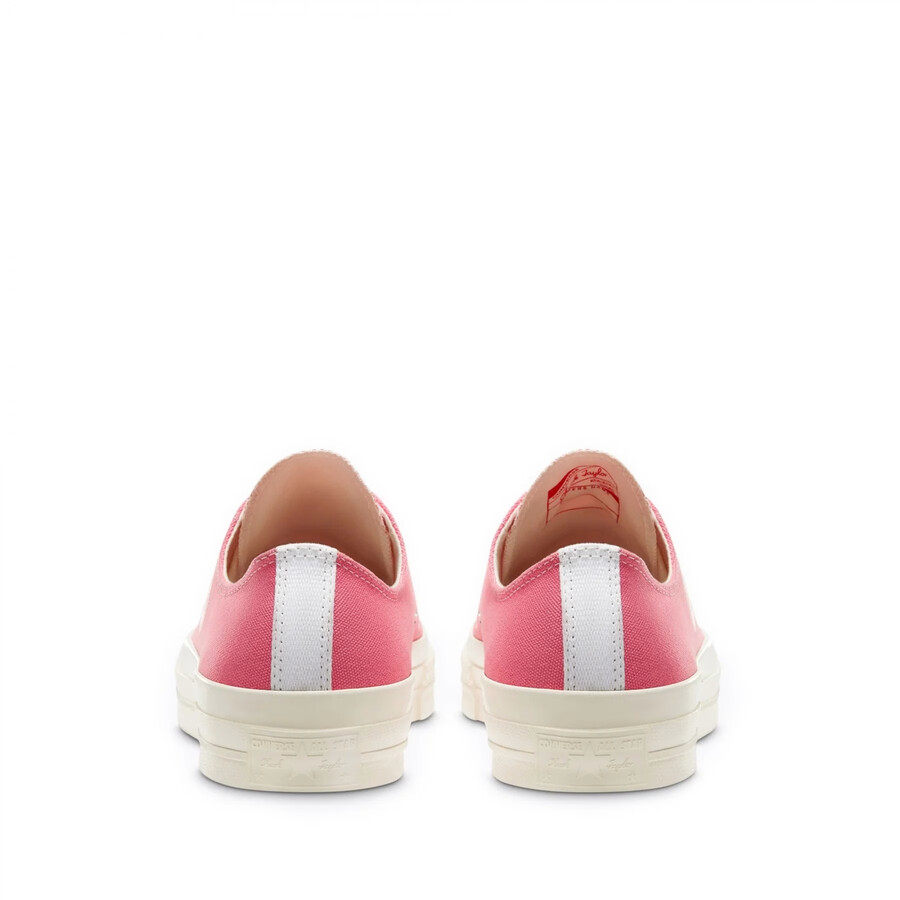 cdg converse spring low top rose