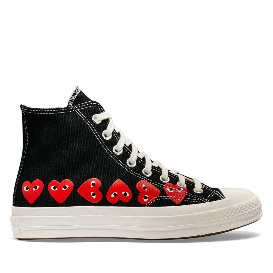 converse multi hearts montantes noires