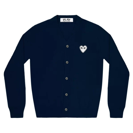 cardigan homme blanc cŒur marine