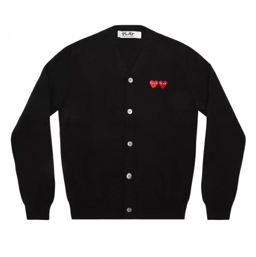 gilet homme play à double emblème noir