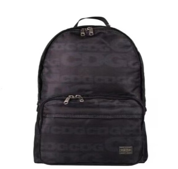 sac à dos cdg noir en nylon noir