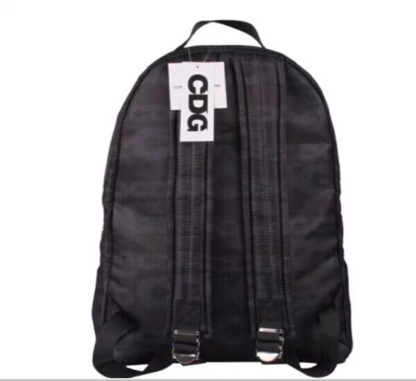 sac à dos cdg noir en nylon noir