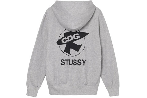 comme des garcons x stussy sweat à capuche