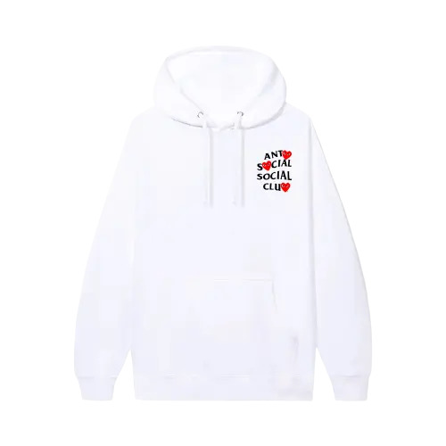 sweat à capuche blanc assc x comme des garcons