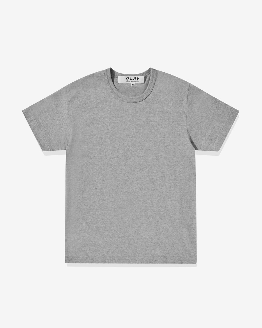t-shirt unisexe play ? cœur rouge inversé ? gris