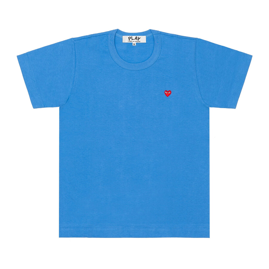 t-shirt play petit cœur bleu