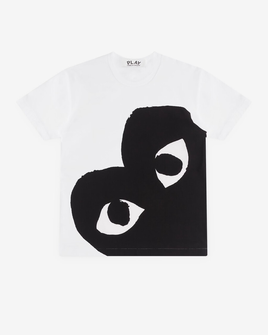 t-shirt « grand cœur » blanc
