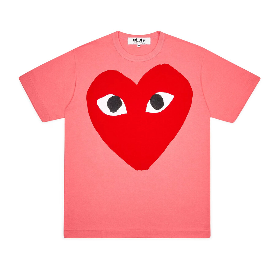 t-shirt play ? logo cœur brillant ? rose