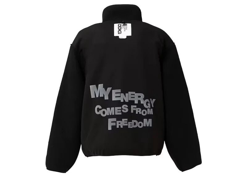 pull-over cdg x the north face north dome